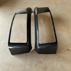 Carbon Fiber Center Console Cover Air Vent For Dodge 2010-2012.