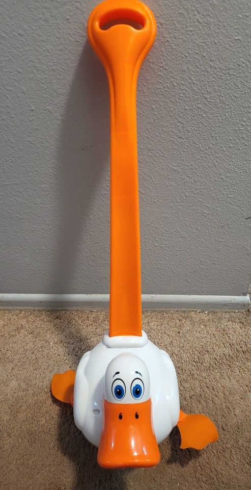Pushing And Walking Duck Toy
