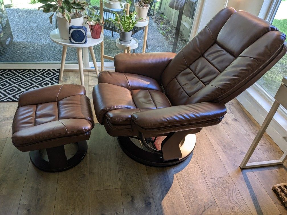 Recliner With Ottoman