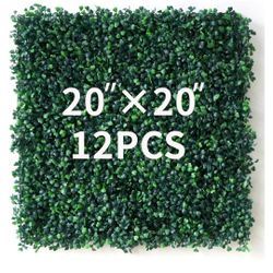 Boxwood Green Panels 20x20in 12pcs