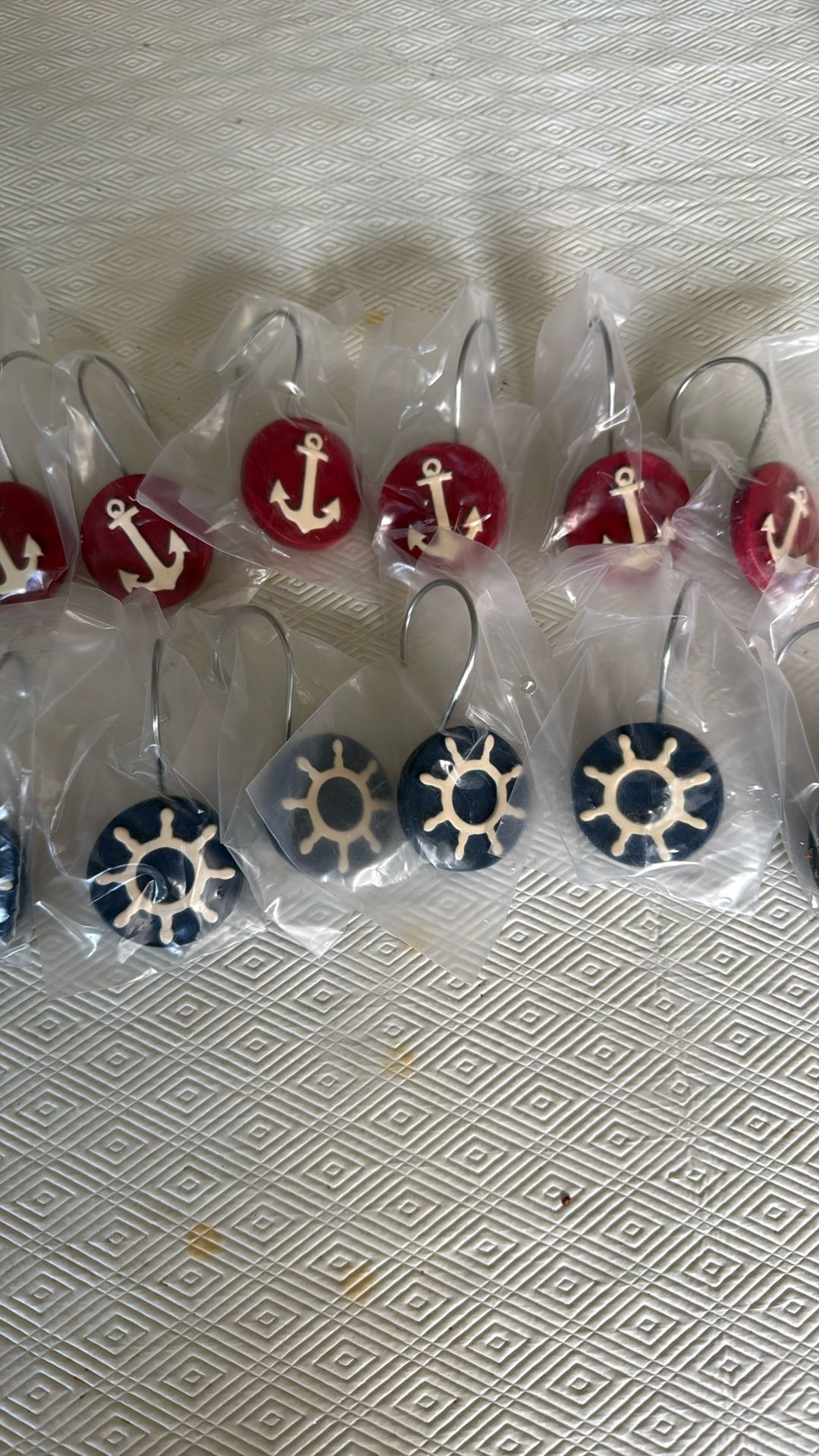 Nautical Shower curtain Hooks