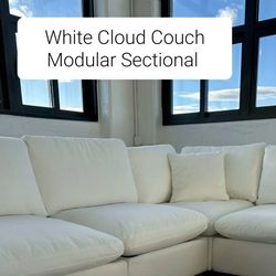 White Cloud Couch Modular Sectional Sofa 