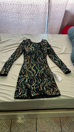 Sequin dress S