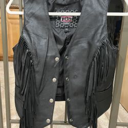 Leather Vest XS
