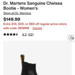 Dr. Martens Sanguine Chelsea Bootie 