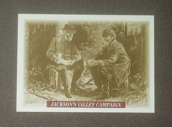 Civil War Jackson's Valley Campaign #59 Tuff Stuff 1991 Card Collectible Vintage Military United States American History