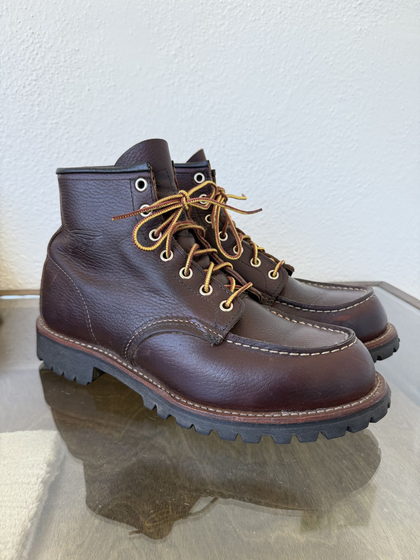 Redwing Roughneck 6-Inch Briar Oil Slick Leather Boot