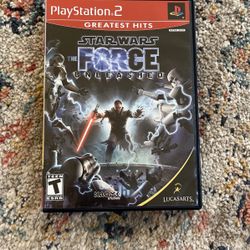 PS2 Star Wars The Force Unleashed