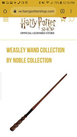 weasley wand by noble collection