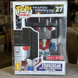 Funko Pop! Transformers: Starscream #27 Target Exclusive: Vinyl Figure *WITH PROTECTOR*
