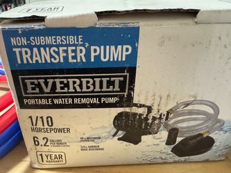Everbilt Non-Submersible Transfer Pump 1/10 HP