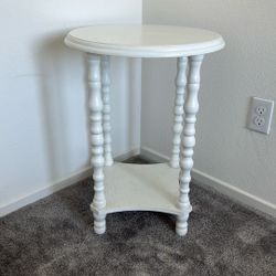 White Side Table