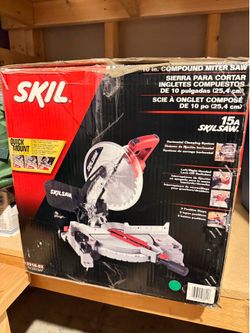 SKIL 15 Amp 10-Inch Compound Miter Saw with Box