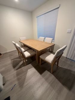 Dining set with chairs on sale few in stock  comedor de 6 sillas