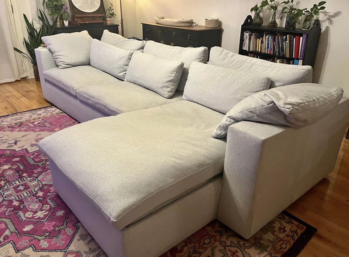 West Elm, Harmony Sofa with Chaise and Storage