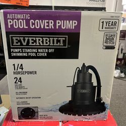 Everbilt 1/4 hp Submersible Pool Cover Pump
