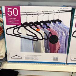 50 Non-Slip Velvet Hangers Only $11