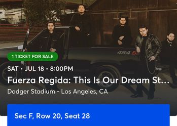 Fuerza regida ticket