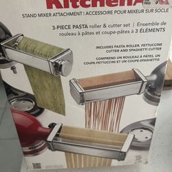 KitchenAid 3-Piece Pasta Roller & Cutter Attachment Set