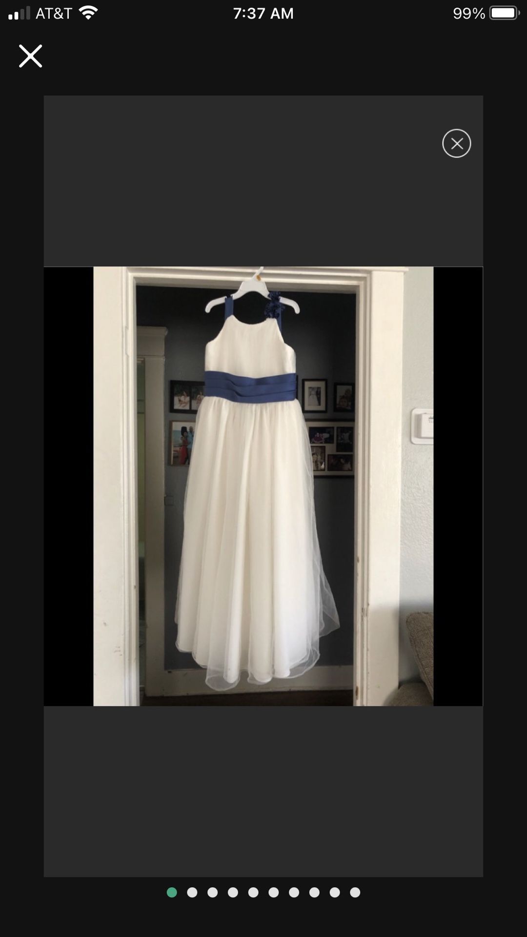 Girls Flower Girl Dress Size 10