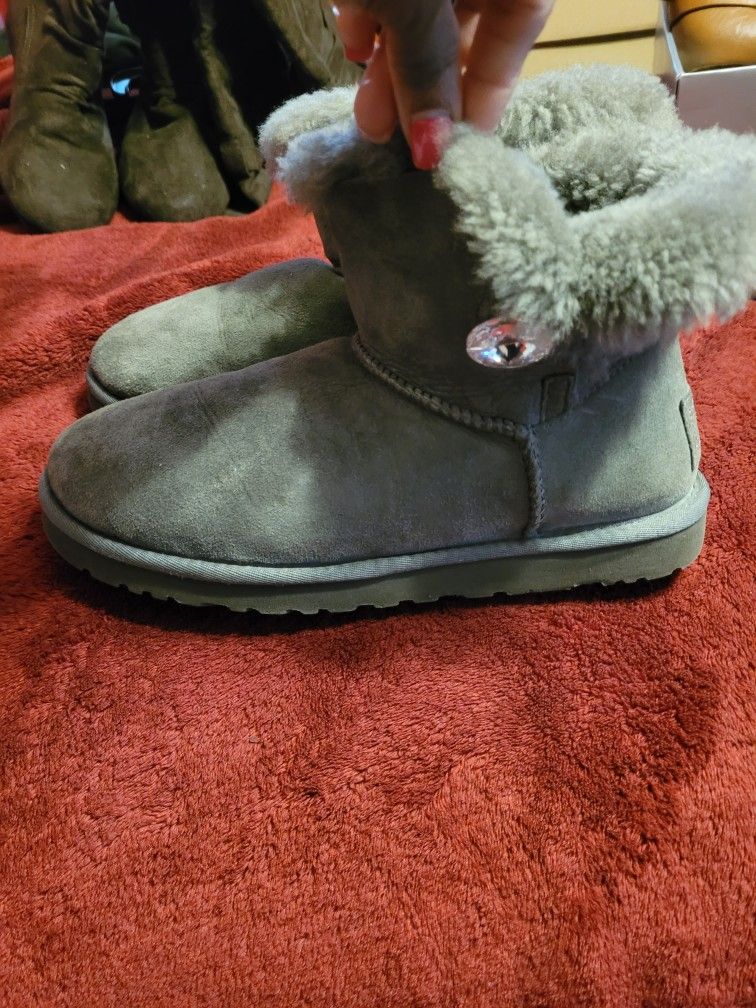 Gray UGG boots