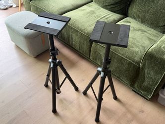 Heavy-Duty Studio Monitor Speaker Stands – Adjustable Pair (Hola! Music)