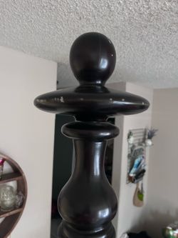 Bed post spindle