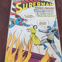 Superman and Batman Hanging Wall Decor 13"×19" 