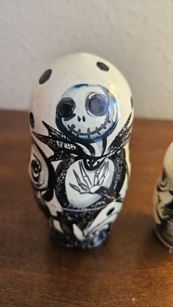Handmade Nightmare Before Christmas Nesting Dolls