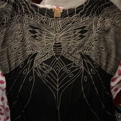 Midnight Velvet Size XL Long Black Dress