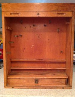 Antique Stanley Tool Cabinet