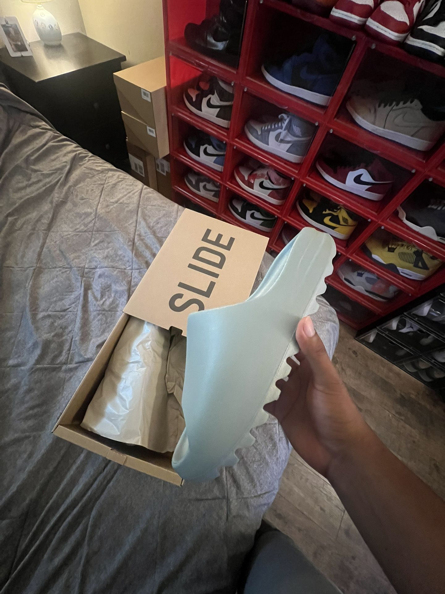 Yeezy Slides Salt Size 13 Ds $130obo