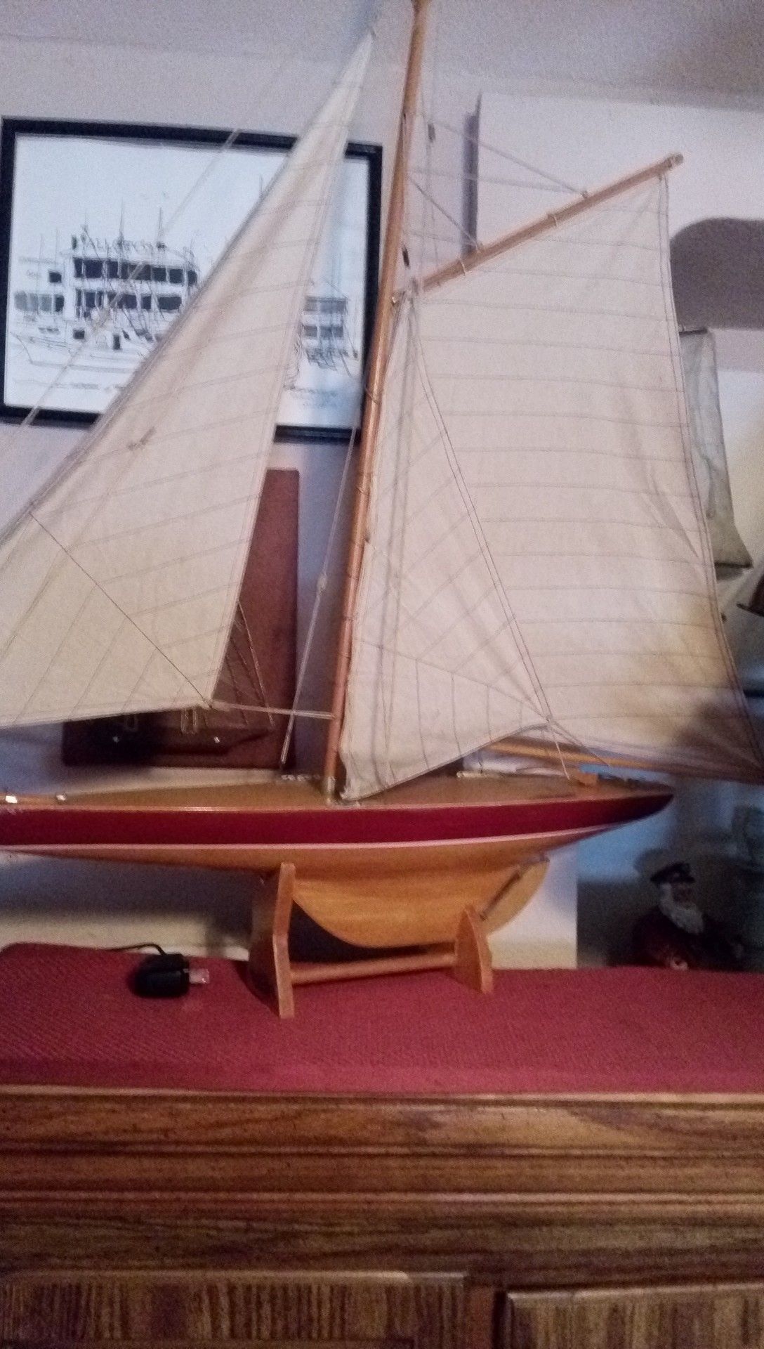 Model sailboat