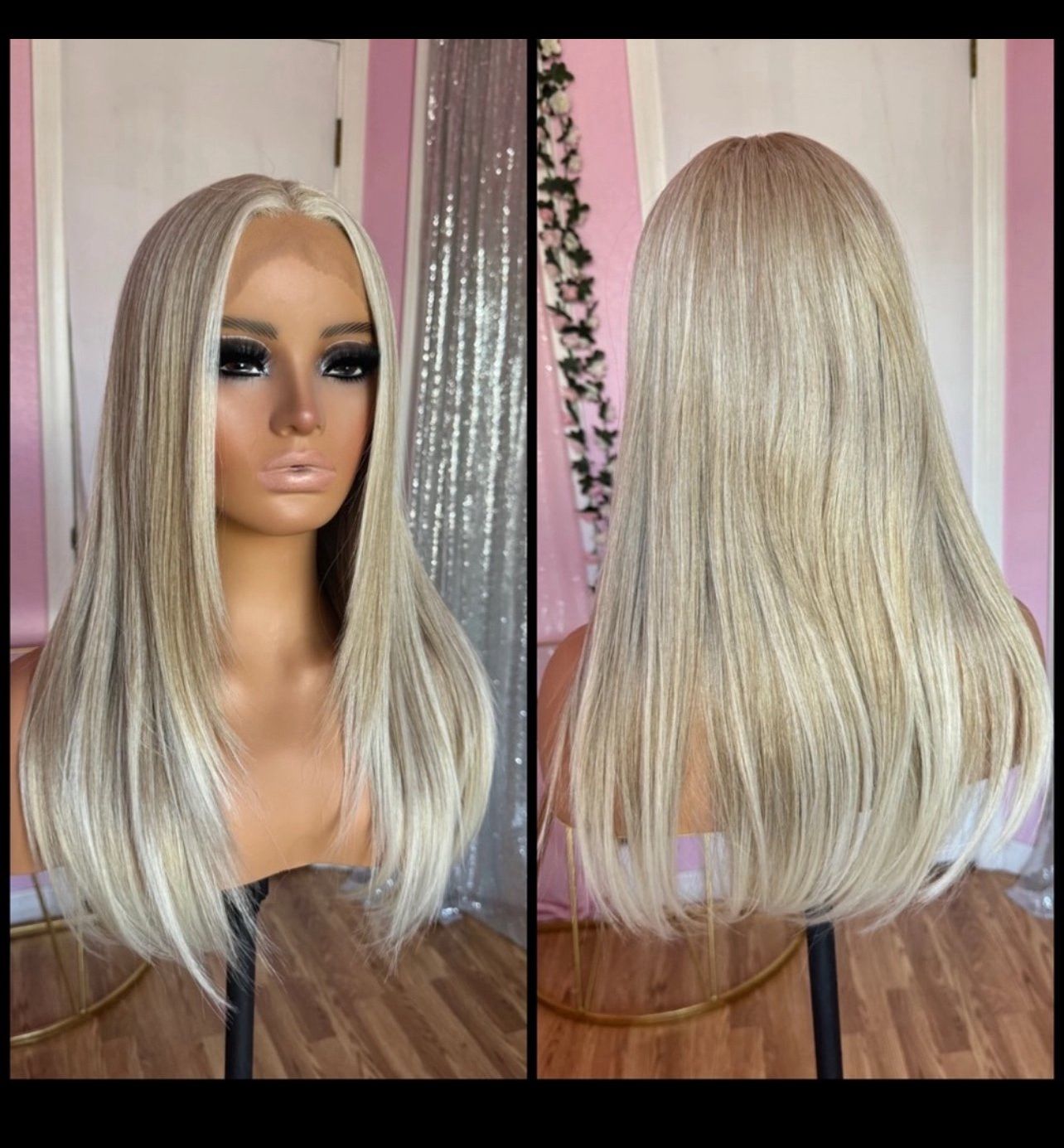 Human Hair Blended Lace Front Wig