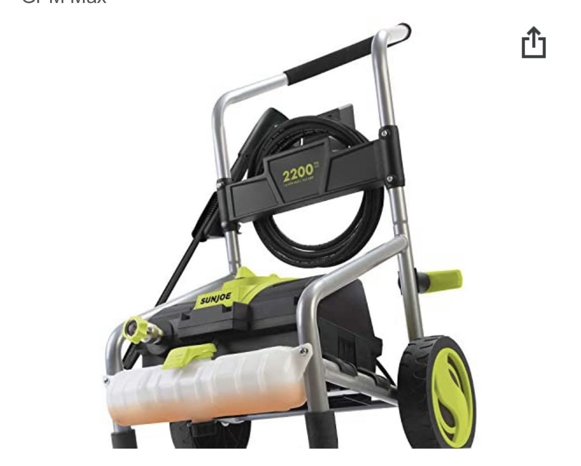 Sun Joe SPX4003-ULT Electric Pressure Washer, 14.5-Amp Motor, Utility Brush, Wheel and Rim Brush, 2200 PSI Max, 1.6 GPM Max