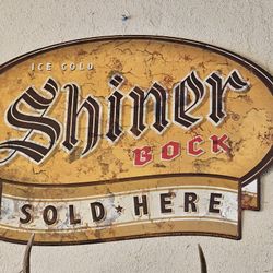 Shiner Bock Sign