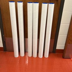 6 Storage Tubes For Posters