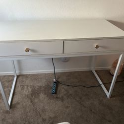 White desk