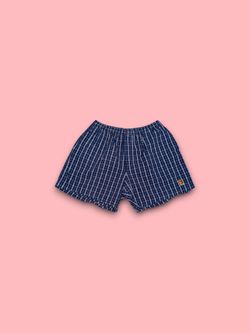 Vintage 90s Nike Challenge Court Shorts Tennis Plaid Mens Blue Size XL