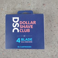 DSC Dollar Shave Club 4 Blade Razor Cartridges 4 Ea