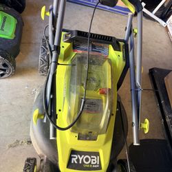 Ryobi 20” Push Lawn Mower – Battery & Charger Included