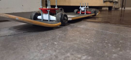 Custom slammed skateboard