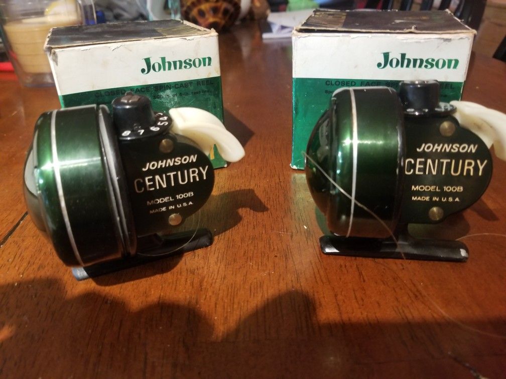 Vintage Johnson Century 100B Fishing Reels for Sale in Plant City, FL -  OfferUp