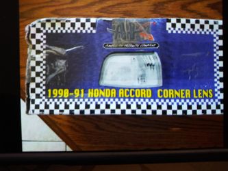 1990 and 1991. Accord clear lens