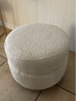 Small Teddy beige ottoman