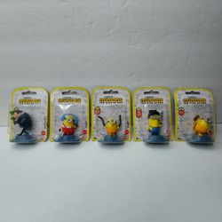 Mattel Minions The Rise Of Gru Collectible Toy Mini Figures Lot of 5 NIB
