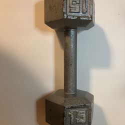15 Pound Hexagon Weight
