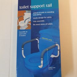 Carex Health Brands Toilet Support Rail in White B368-00 New in Box.
Same Day Shipping, Don't forget to check out my other listings. 
