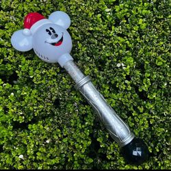 Disney Parks Christmas 2021 Santa Mickey Mouse Snow Bubble Light Wand Holiday