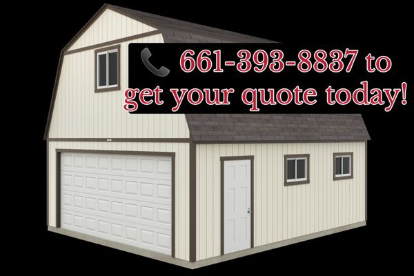 Tuff Shed garages starting @ $7551 for Sale in Bakersfield 